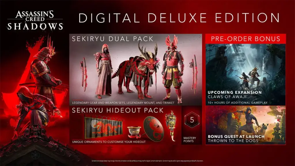 Assassin’s Creed Shadows Premium Edition PC Download Free with All DLC's