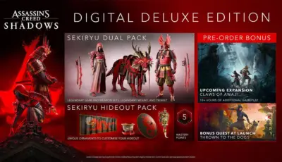 Assassin’s Creed Shadows: Premium Edition PC Download Free with All DLC’s